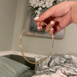 Very Large Gold Hoop